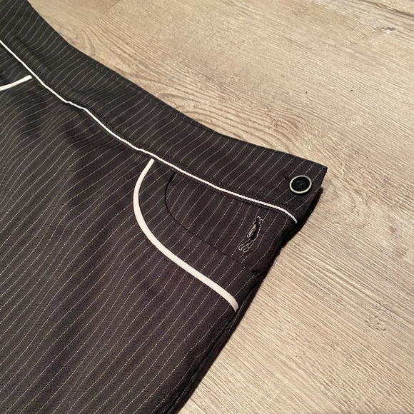 Izod Golf PERFORM XFG Cool FX Black Pinstriped Golf Skort Skirt Women’s Size 6 - Picture 2 of 4